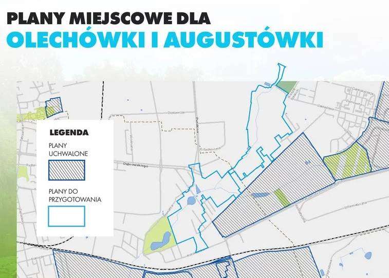 Mapa terenów objętych przyystąpieniem do MPZP